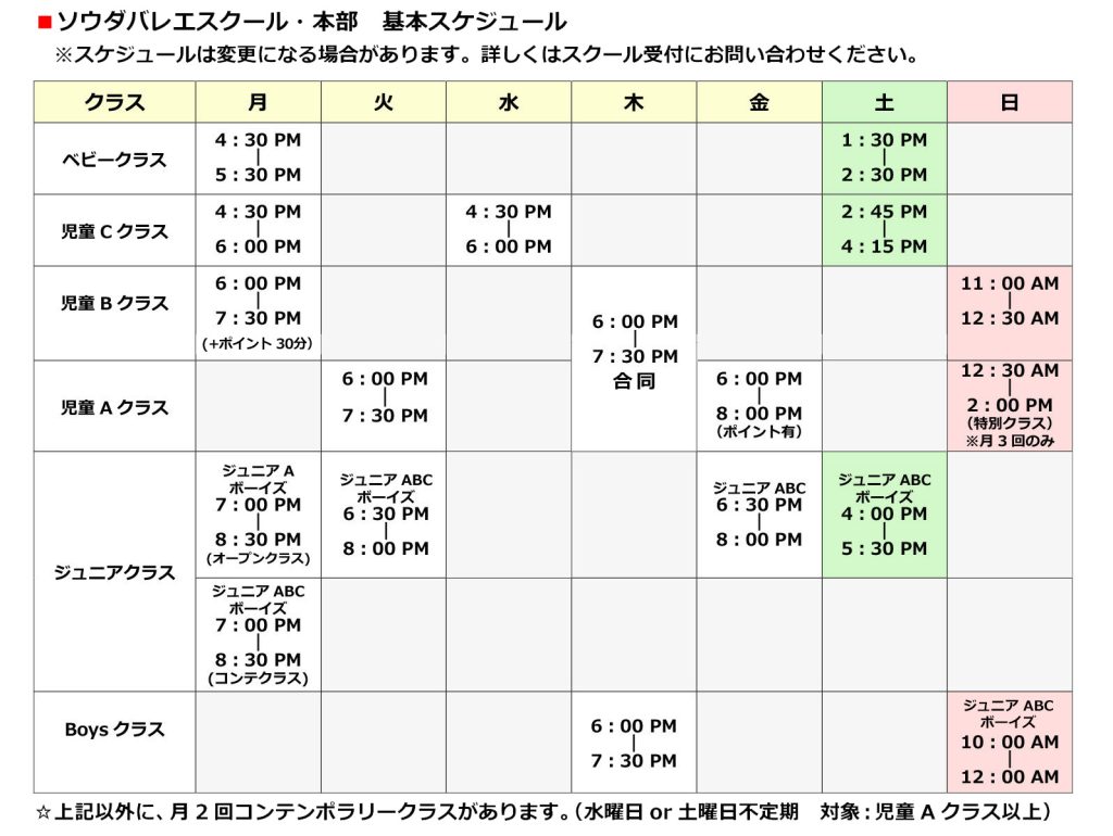 ソウダバレエスクール